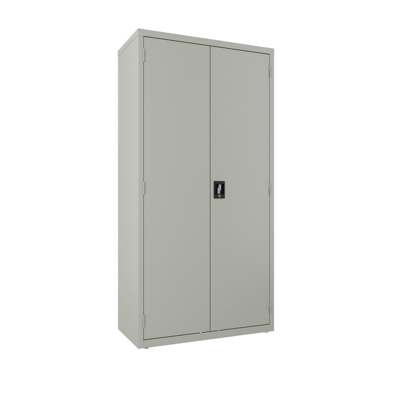 OfficeSource Steel Storage Cabinet Full Wardrobe - Light Gray
