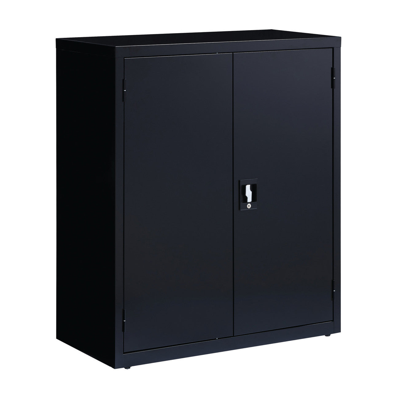 OfficeSource Steel Storage Cabinet Collection Storage Cabinet - 42"H - Black