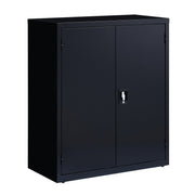 OfficeSource Steel Storage Cabinet Collection Storage Cabinet - 42"H - Black