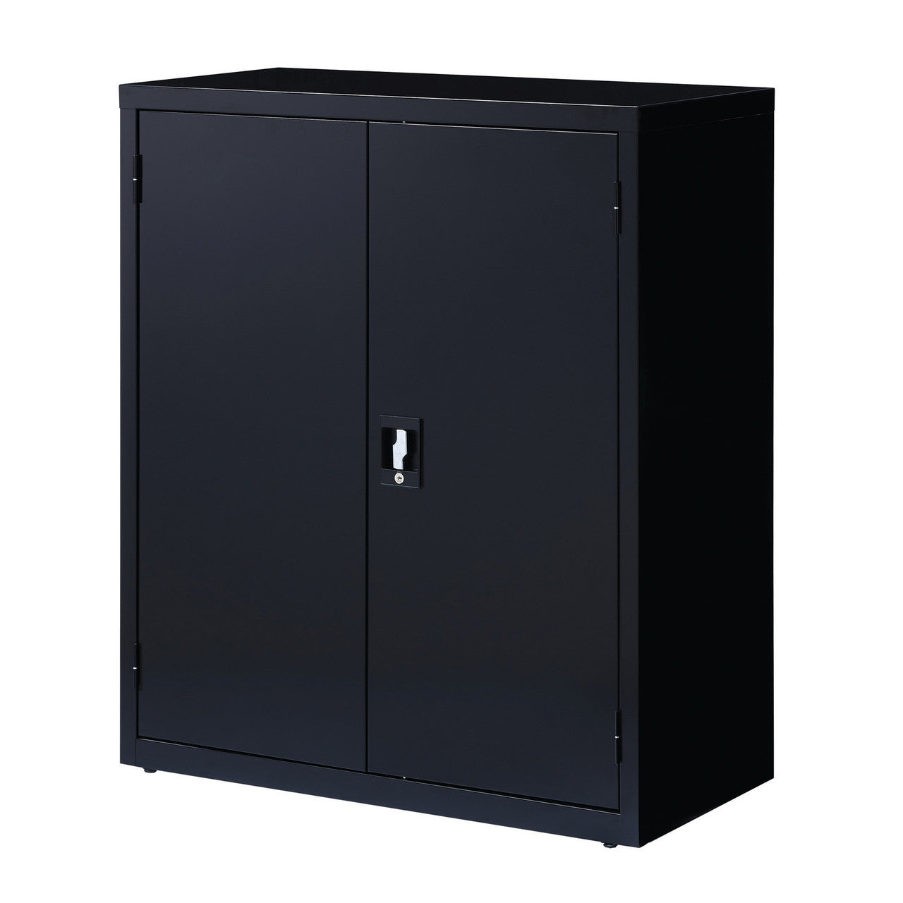OfficeSource Steel Storage Cabinet Collection Storage Cabinet - 42"H - Black