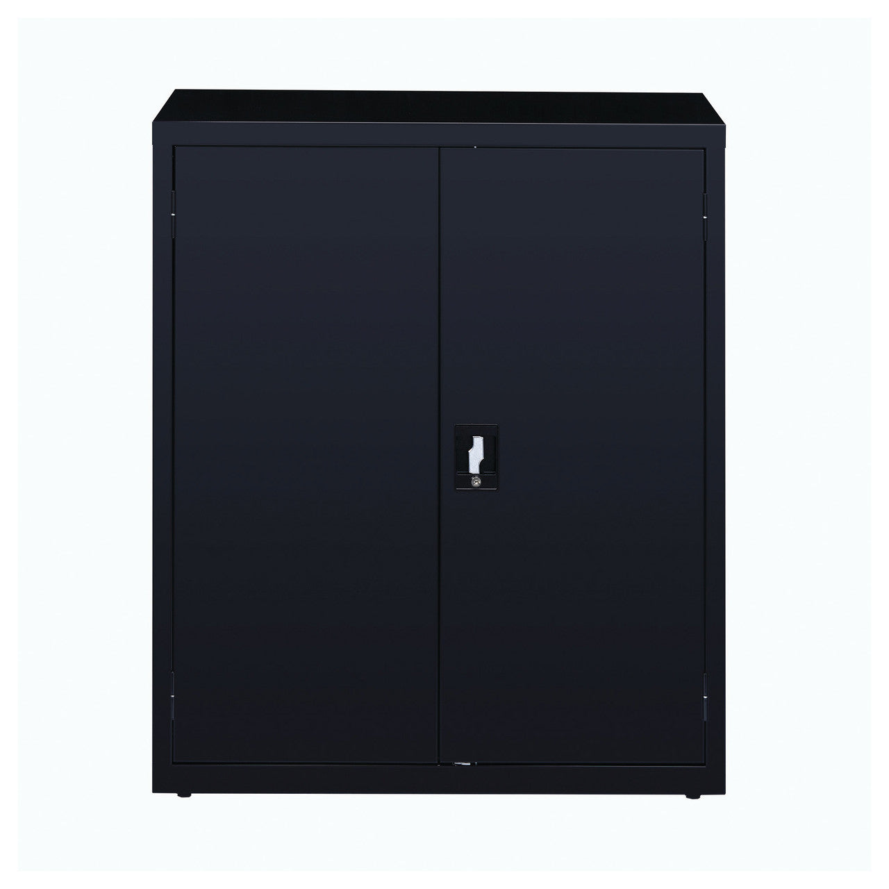 OfficeSource Steel Storage Cabinet Collection Storage Cabinet - 42"H - Black