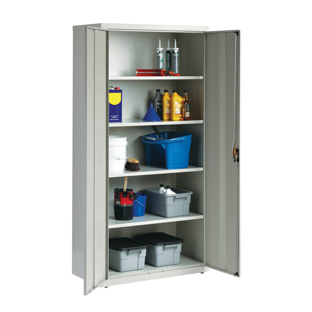 OfficeSource Steel Storage Cabinet Collection  - Putty