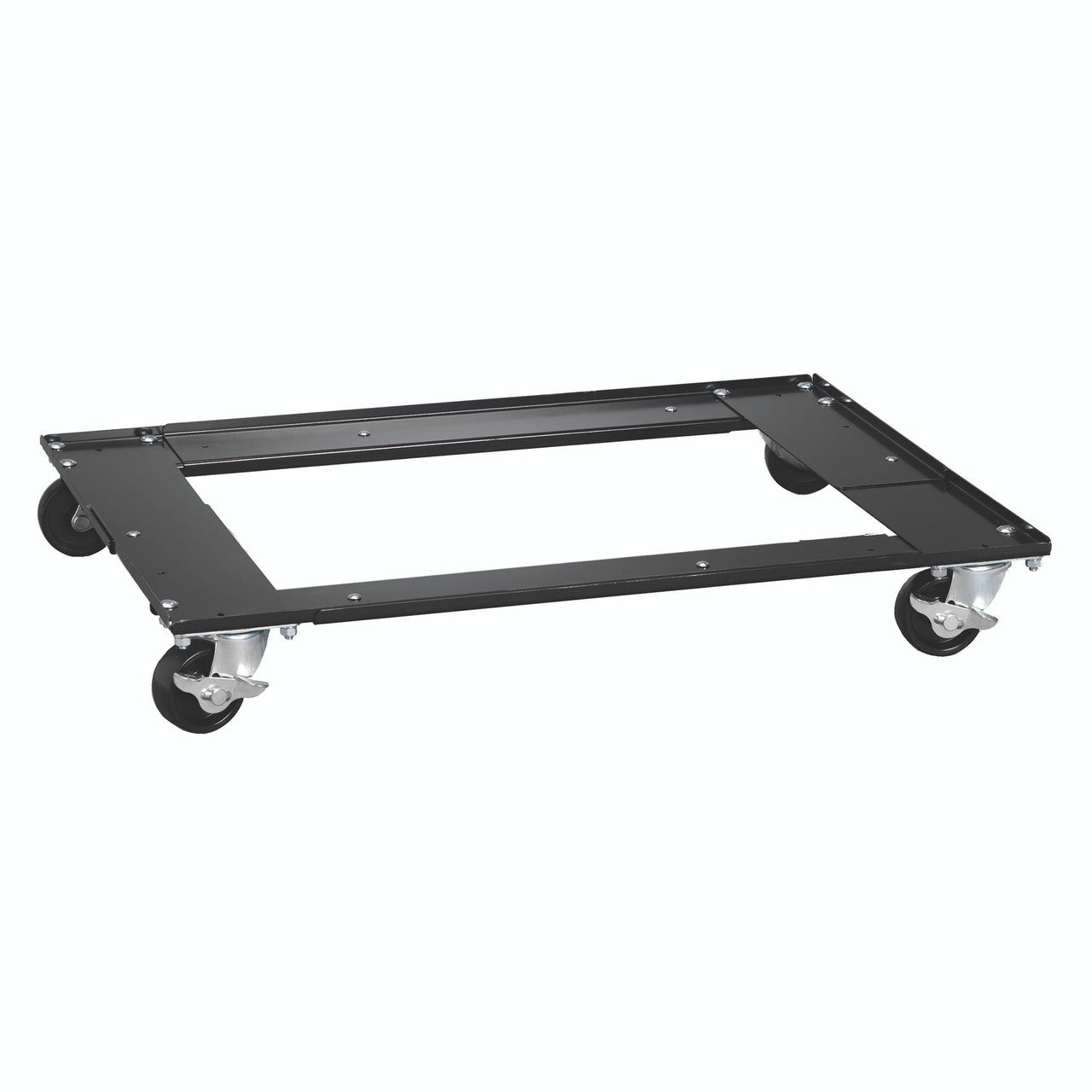 OfficeSource Steel Storage Cabinet Collection Commercial Cabinet Dolly - Black