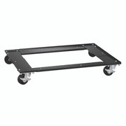 OfficeSource Steel Storage Cabinet Collection Commercial Cabinet Dolly - Black