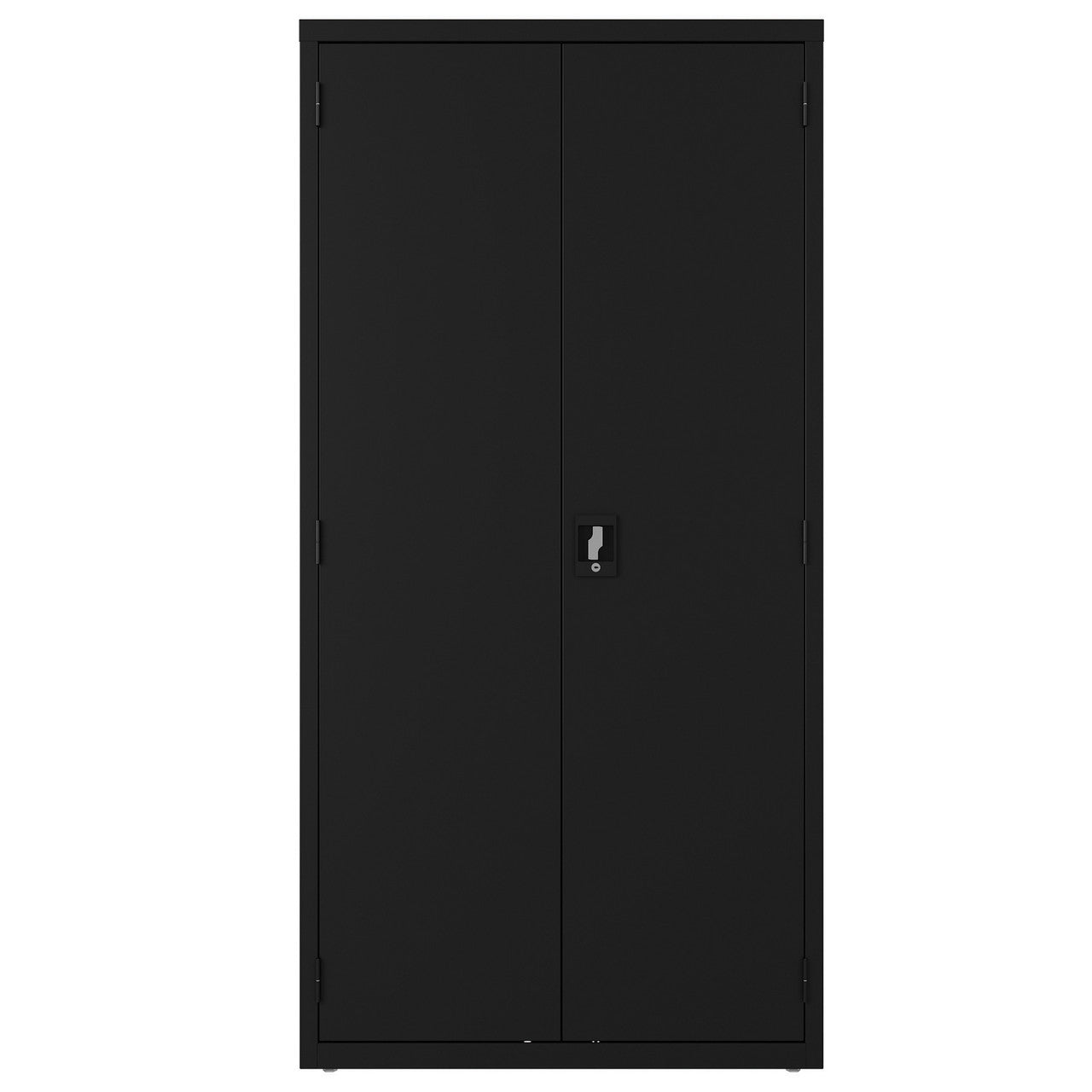 OfficeSource Steel Storage Cabinet Collection Combo Wardrobe - Black