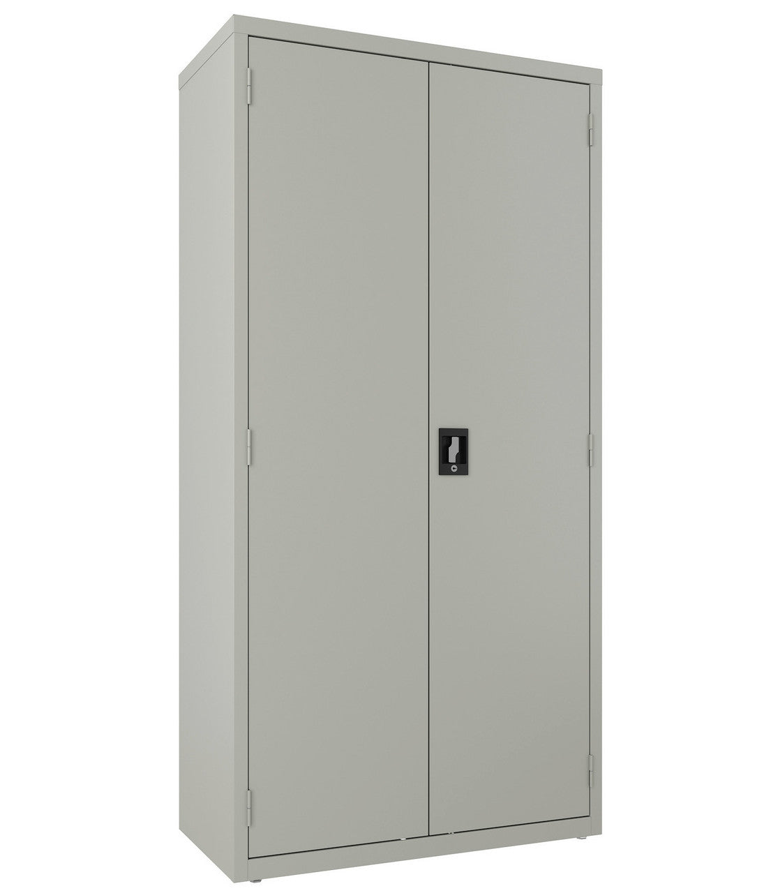 OfficeSource Steel Storage Cabinet Collection Combo Wardrobe - Light Gray