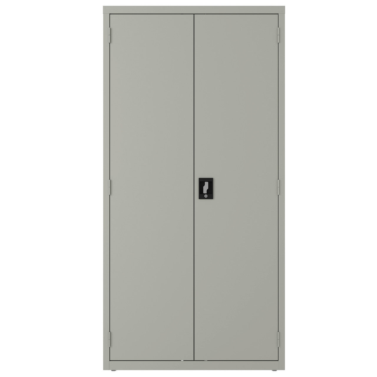 OfficeSource Steel Storage Cabinet Collection Combo Wardrobe - Light Gray