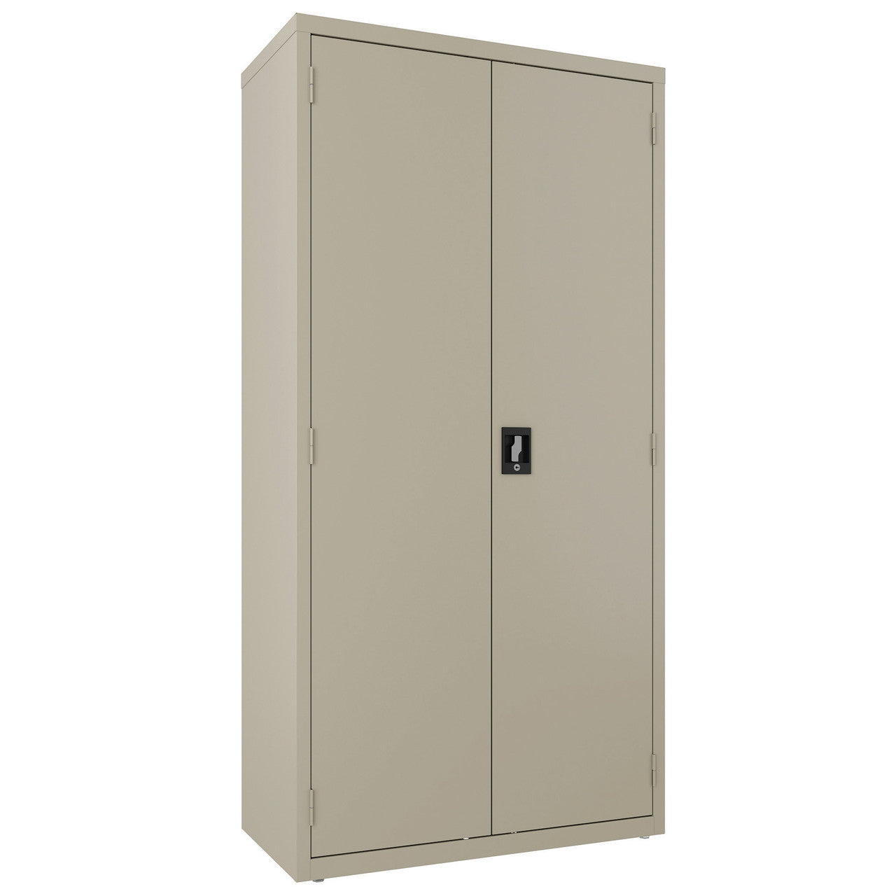 OfficeSource Steel Storage Cabinet Collection Combo Wardrobe - Putty