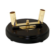 SIGNATURE MAHOGANY TWO-HOLE FLOOR STAND