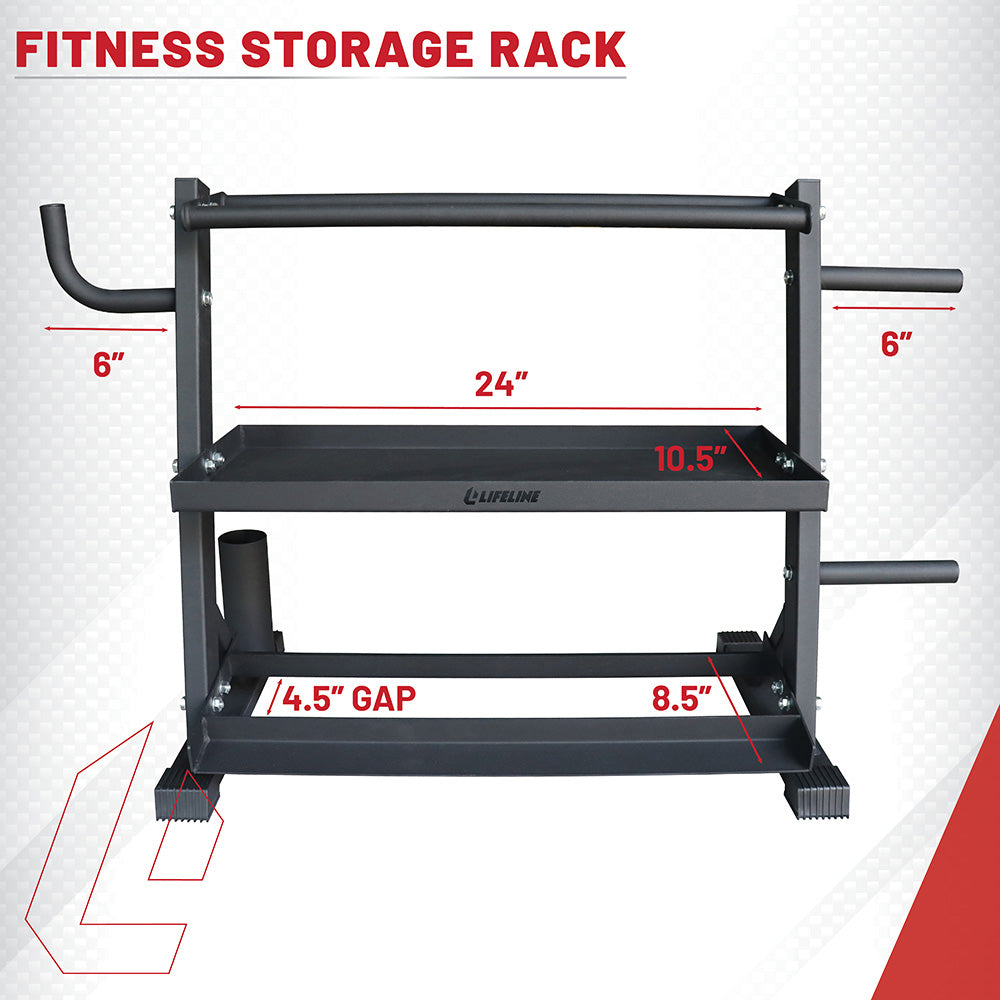 Fitness Storage Rack 3-Tier