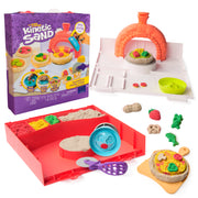 Kinetic Sand, SquishPizza Rising Pizza Oven Playset with 1lb Play Sand & 5 Tools, Play Food Arts & Crafts Kids Toys for Girls & Boys Ages 5 and up