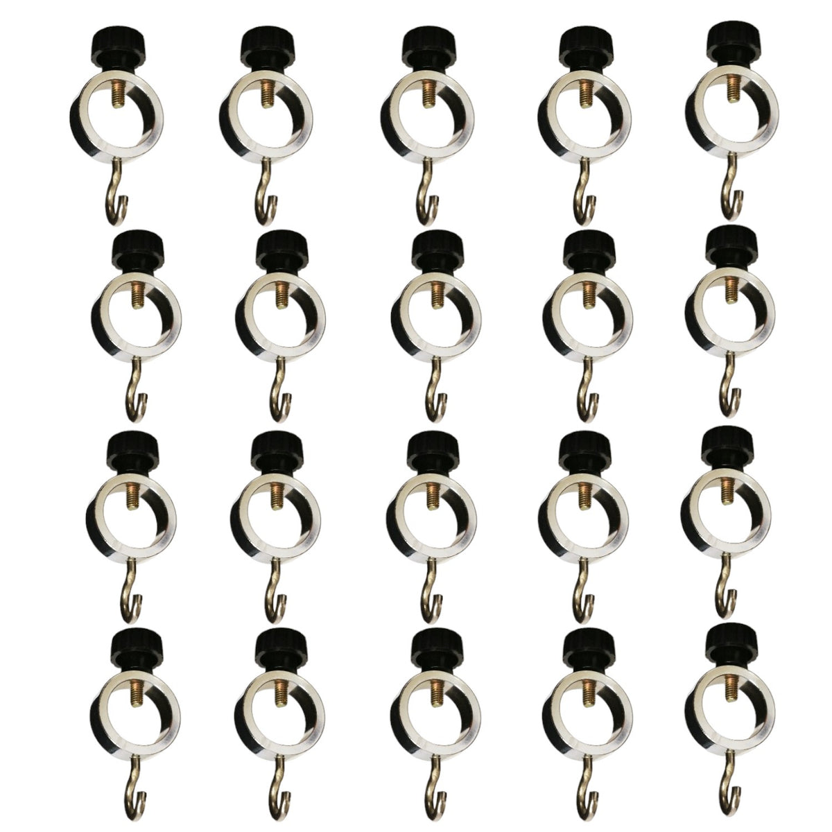 Hook Collar, 19mm Inside Diameter, Pack of 20