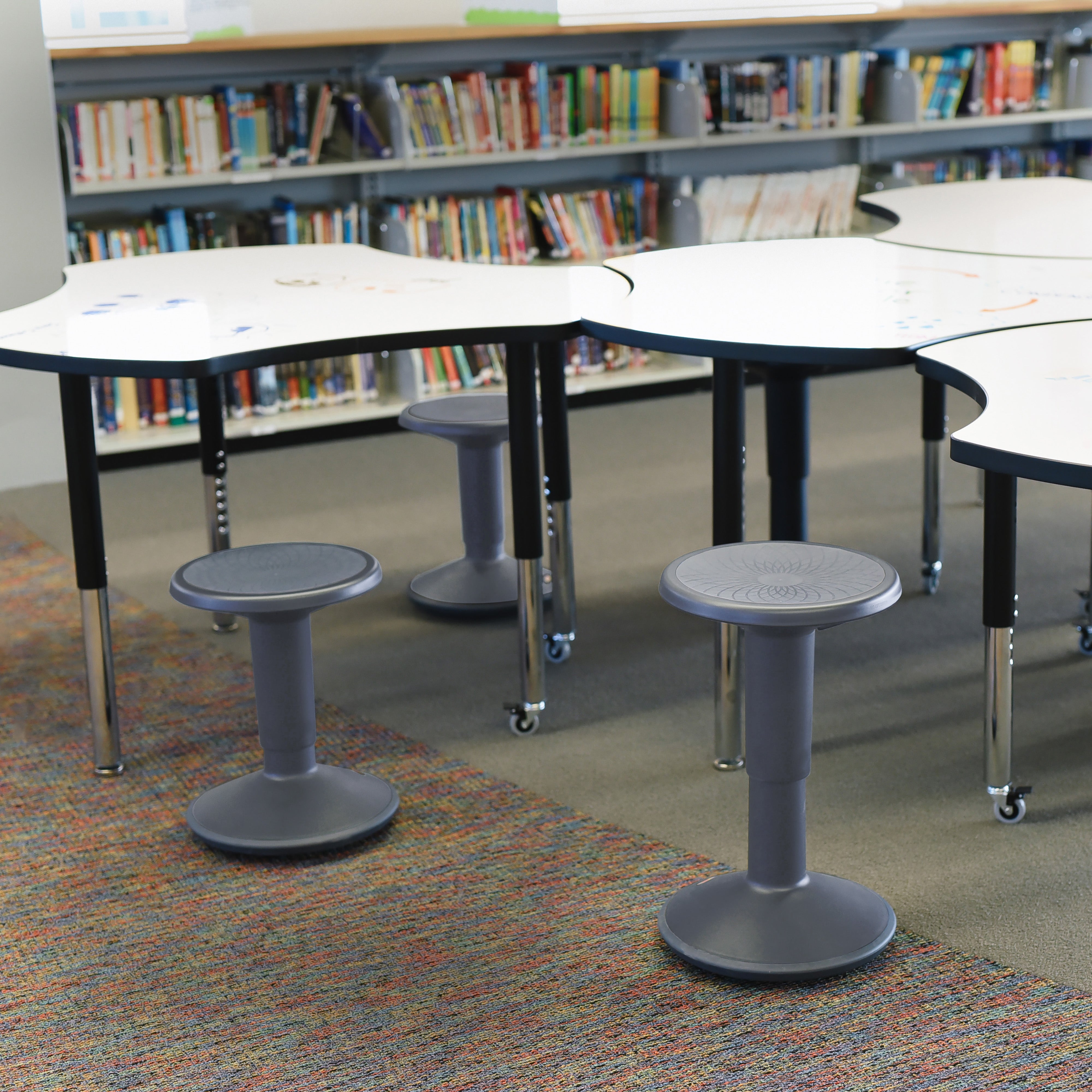 SitWell Adjustable Stool - Grey
