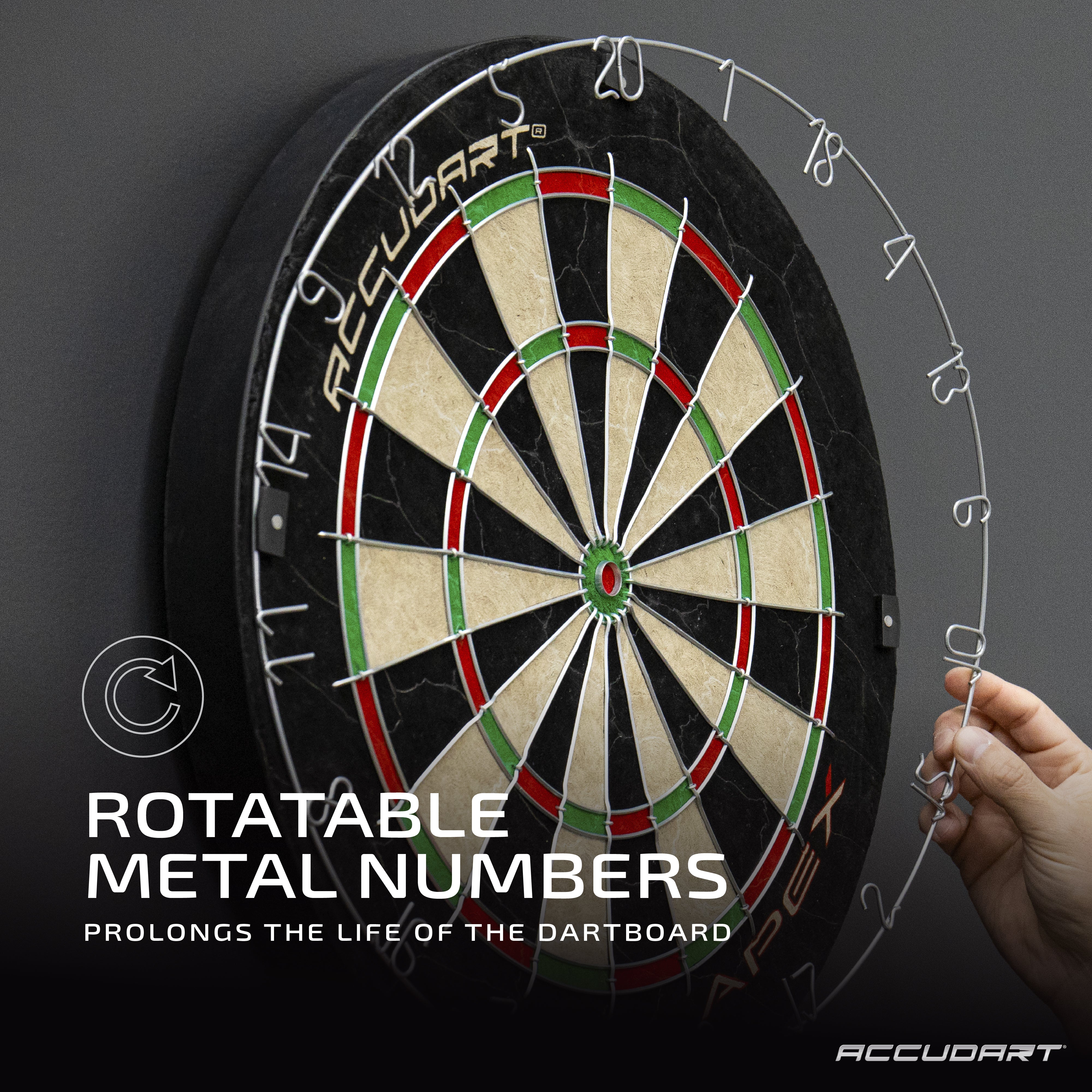 Accudart Apex Bristle Dartboard