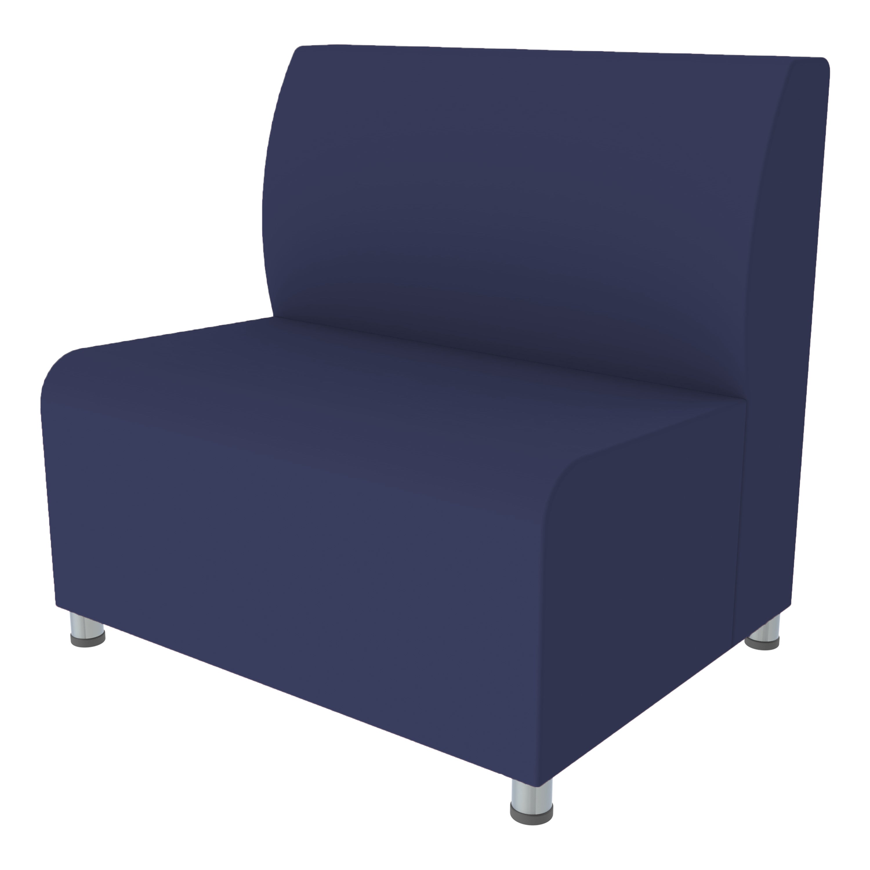Pro Series Upholstered Connect Chair - Navy