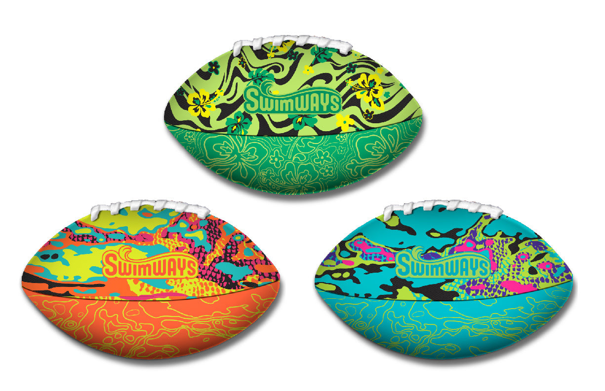 Swimways Hydro Waterproof Football, 9.25 Inches, Styles May Vary