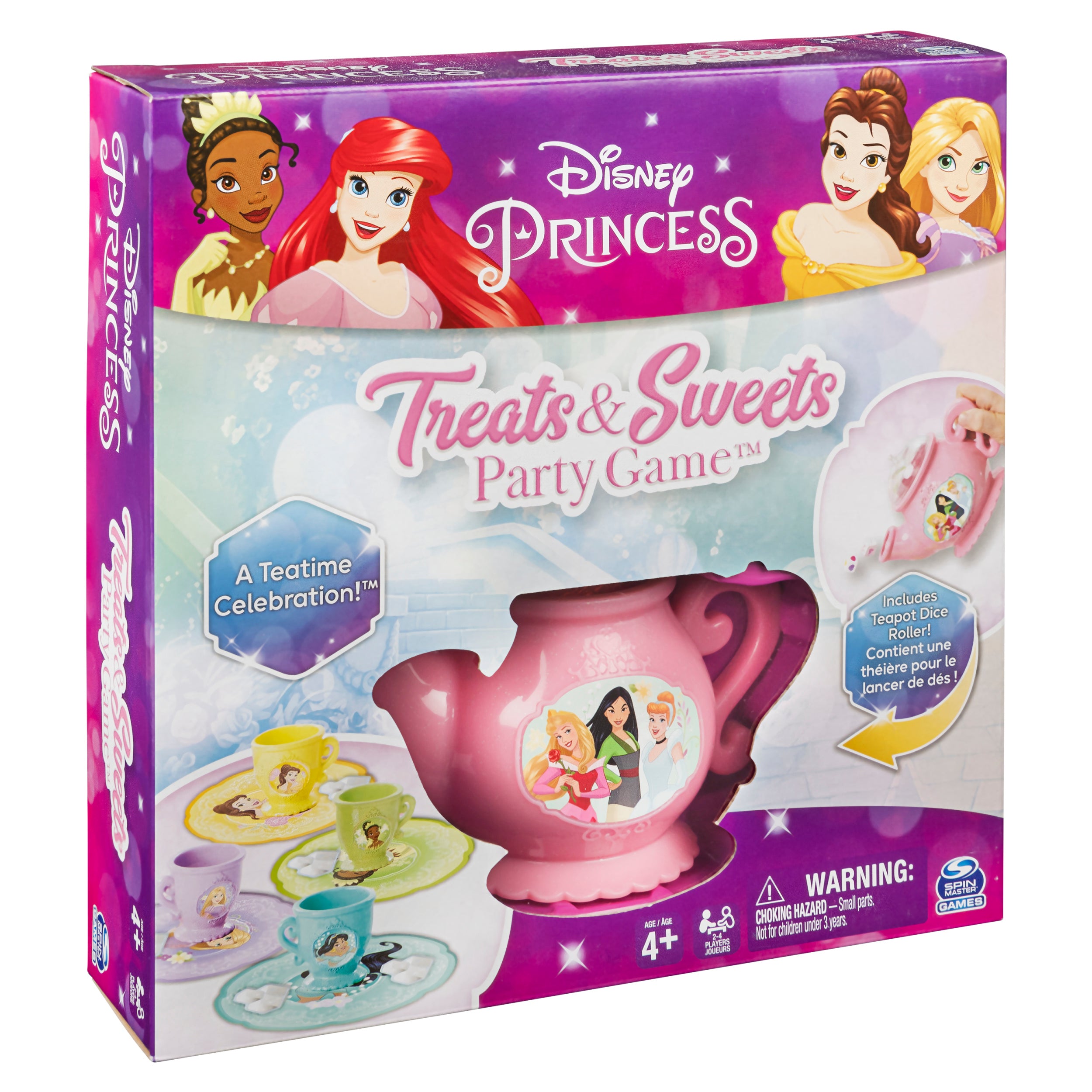 Disney Princess Treats & Sweets Party Board Game, for Kids and Families Ages 4 and up