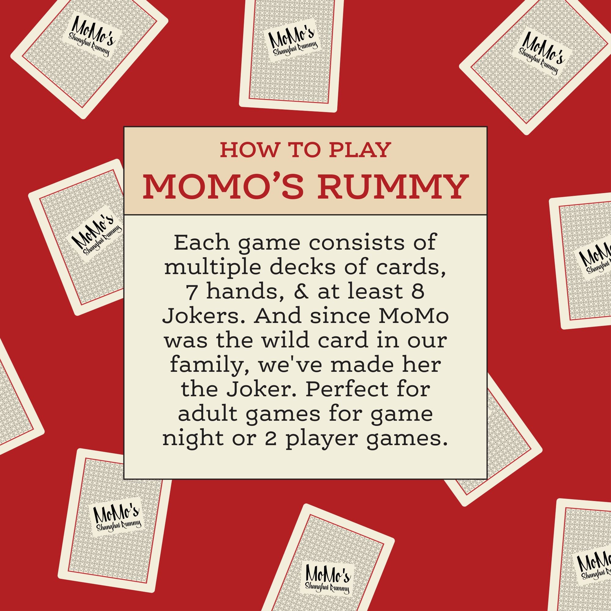 Spin Master Games, SolidRoots Momo's Shanghai Rummy Card Game, 2-5 Player Rummy Game | Family Games | Travel Games | Adult Games | Camping Games | Party Games for Adults & Kids 8+