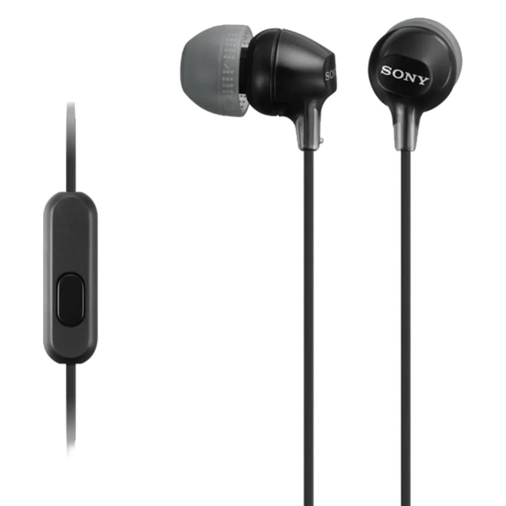 Sony Sony Wired In-ear Sports Headphones with Microphone (MDR-EX14AP) - Black