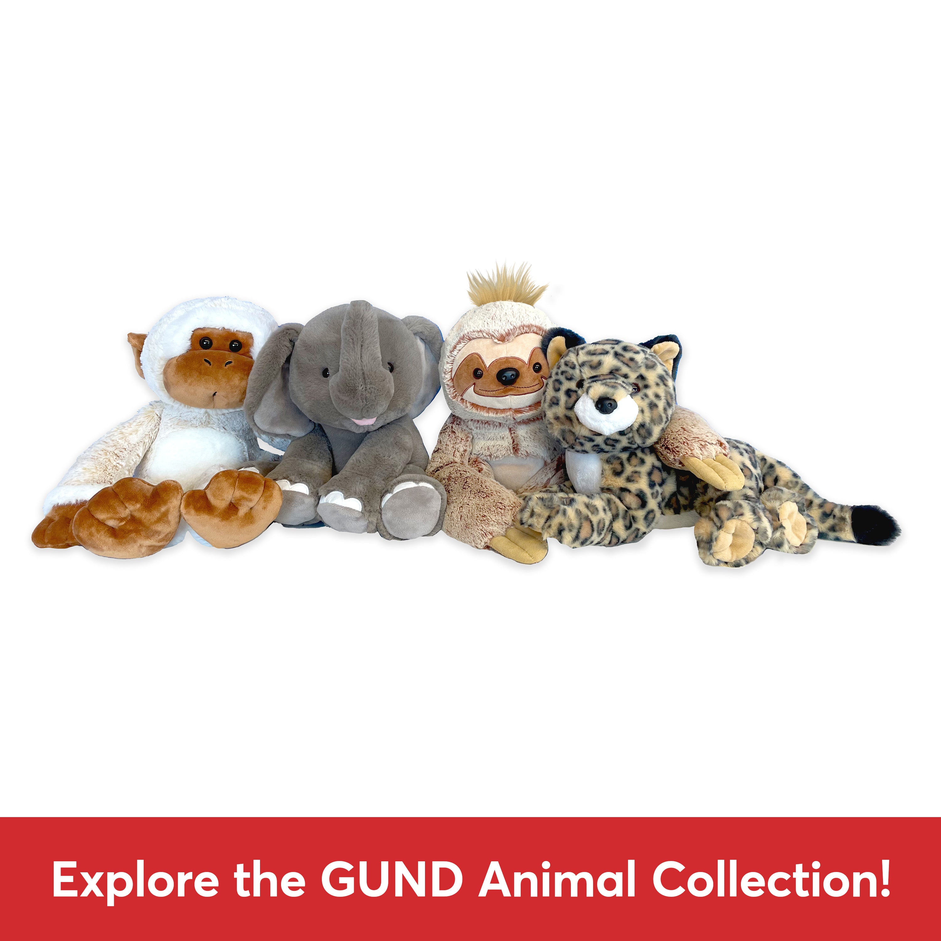 GUND Augie Sloth Plush, Premium Stuffed Animal for Ages 1 and Up, Tan/Copper, 15”
