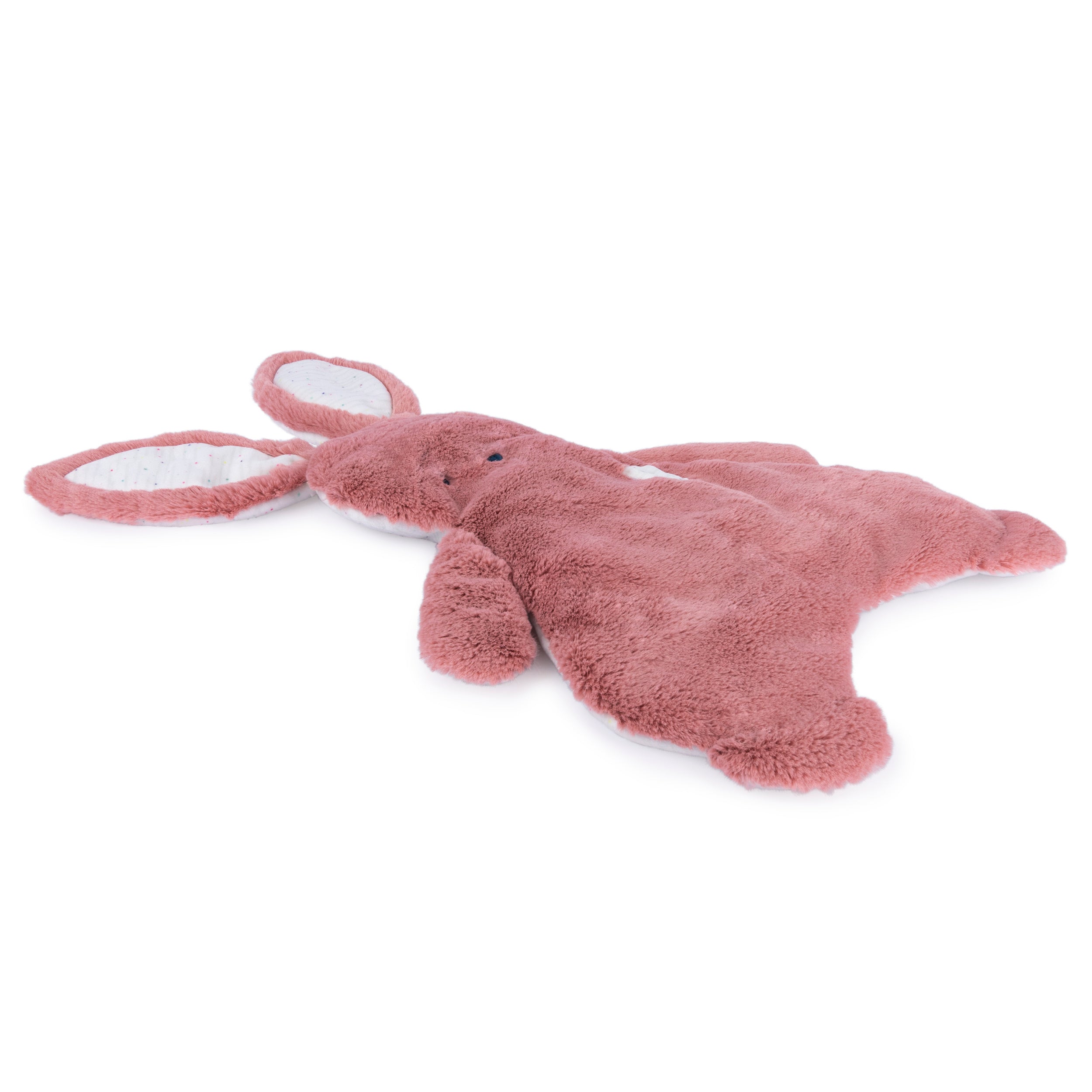 Baby GUND Oh So Snuggly Bunny Lovey, Premium Soft Plush Blanket for Babies and Newborns, Dusty Rose Pink