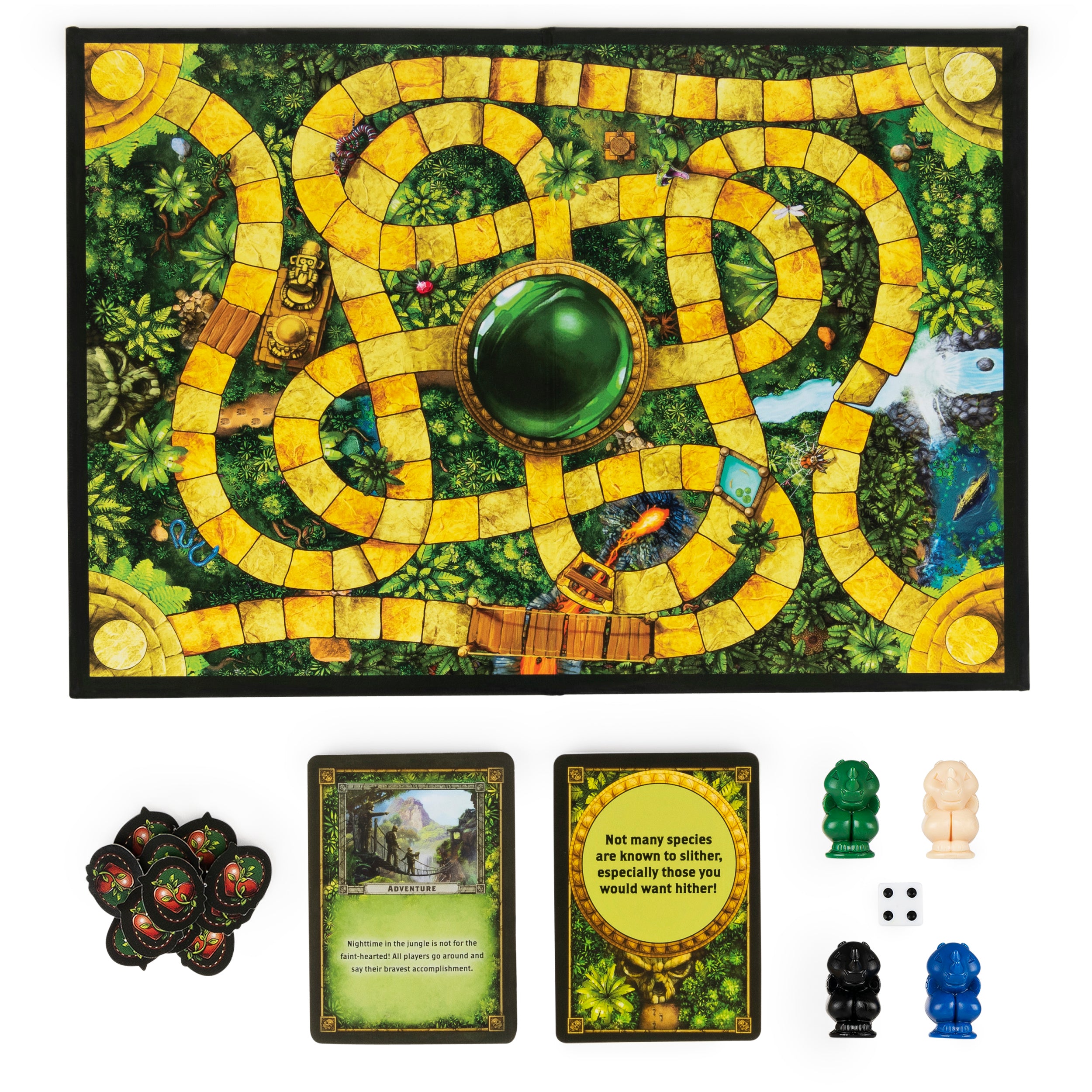 Jumanji, Ready to Roll Fast-Paced 2-4 Player Board Game by Spin Master Games, for Family Game Night Based on the Film, for Adults & Kids Ages 8 and up