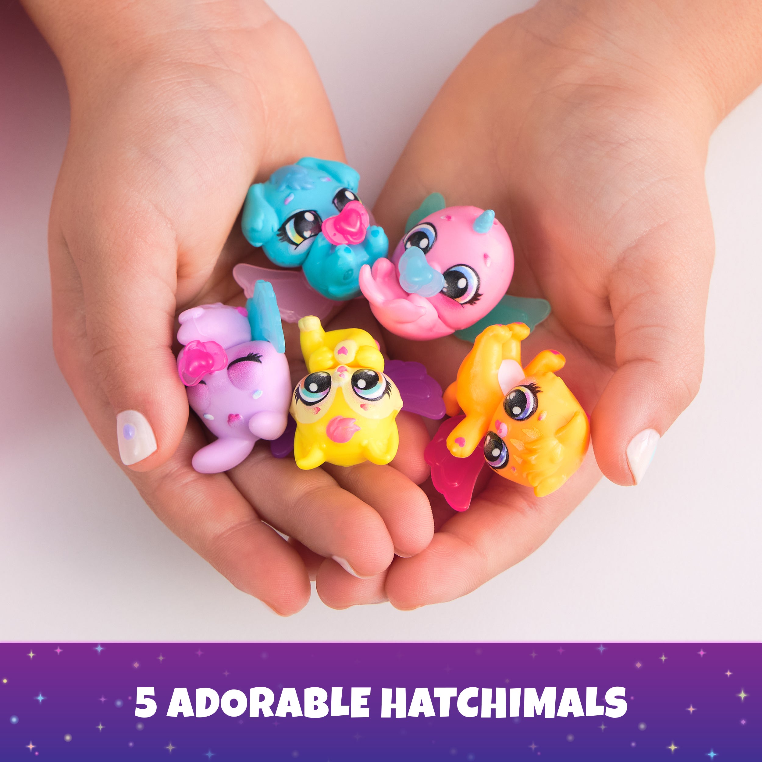 Hatchimals Alive, Neon Rainbow Spring Basket Toy Styles May Vary, 3 Self-Hatching Easter Eggs, Fun Gift & Kids Toys for Girls & Boys Ages 3 and up