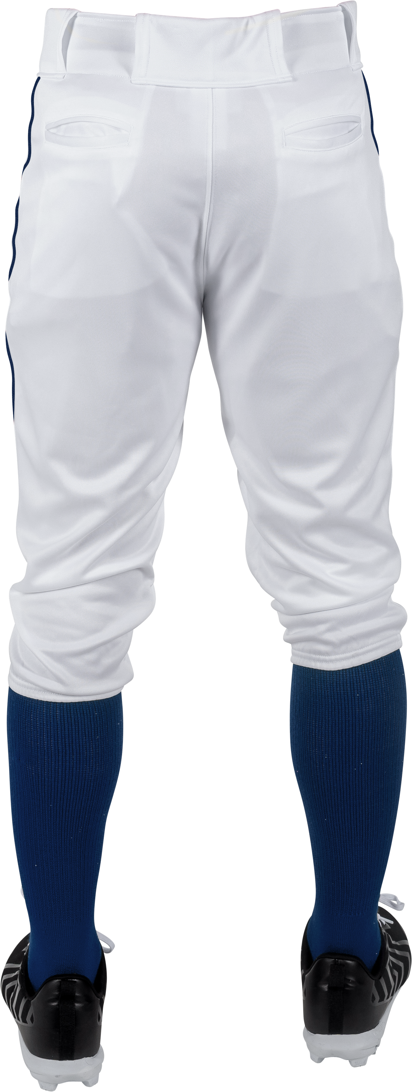 Rawlings Youth Launch Piped Knicker Pant - Small - White/Navy