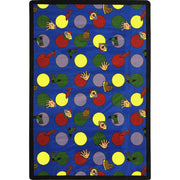 Hokey Pokey 5'4" x 7'8" area rug in color Multi