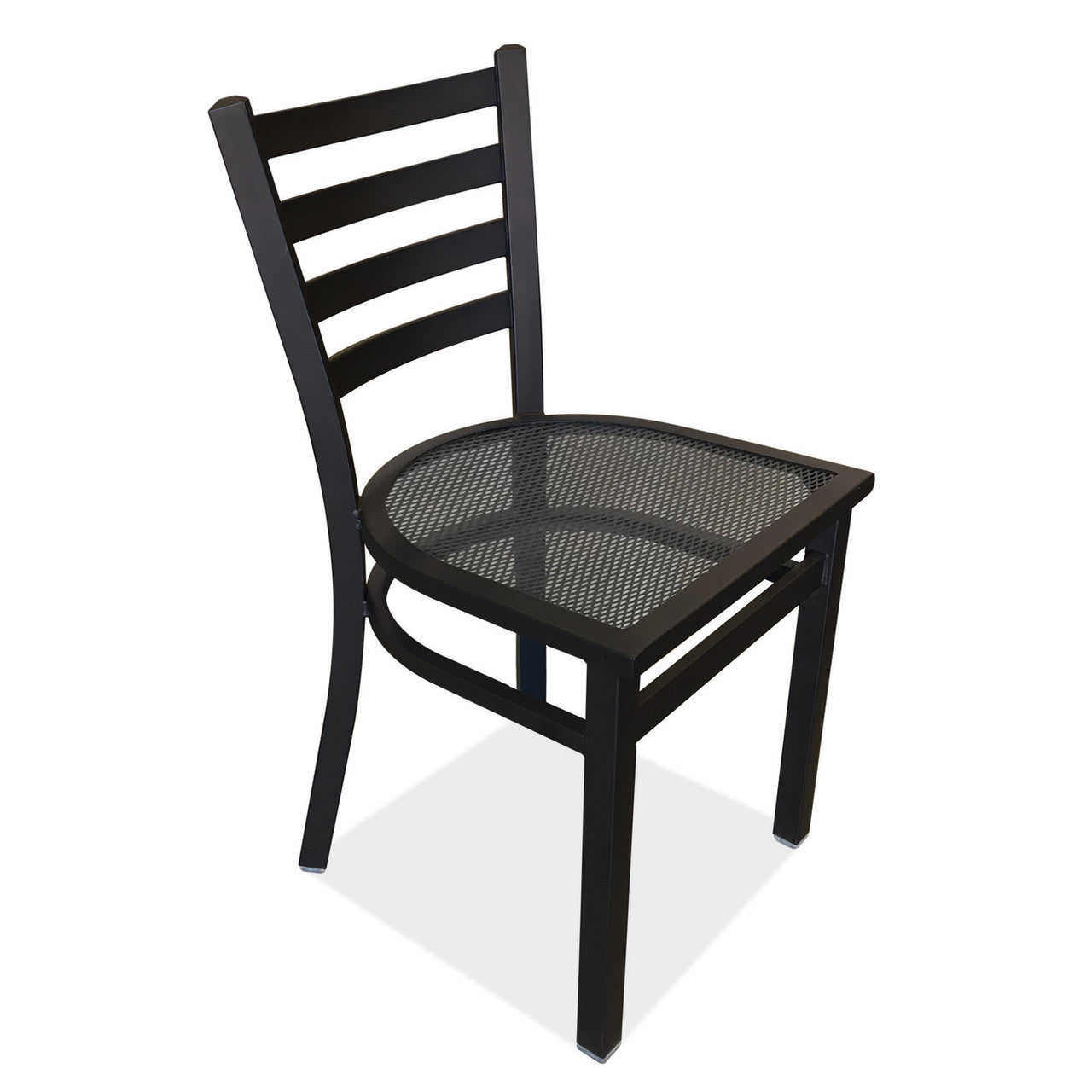 OfficeSource Robust 18" Outdoor Chair - Black