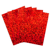 Holographic Card Stock - 8.5"x11" , 10pt, 25 Sheets, Menagerie - Red