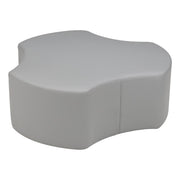 Pro Series Upholstered Cog Ottoman 12" Height - Gray