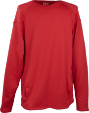 Rawlings Youth Performance Dugout Fleece Pullover - Small - Scarlet