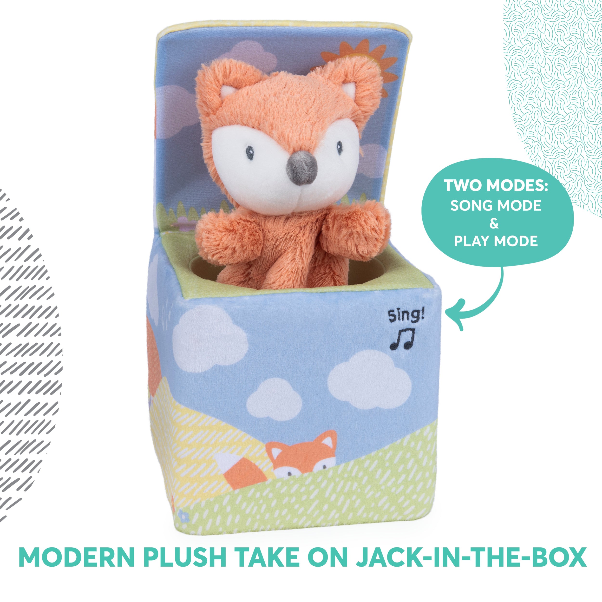 Baby GUND Fox in a Box, Animated Plush Activity Toy for Babies and Infants, Ages 0 and Up, Multicolor