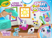 Crayola Scribble Scrubbie Pets Spray Boutique, Airbrush Art Set for Kids, Gifts for Girls & Boys, 3+