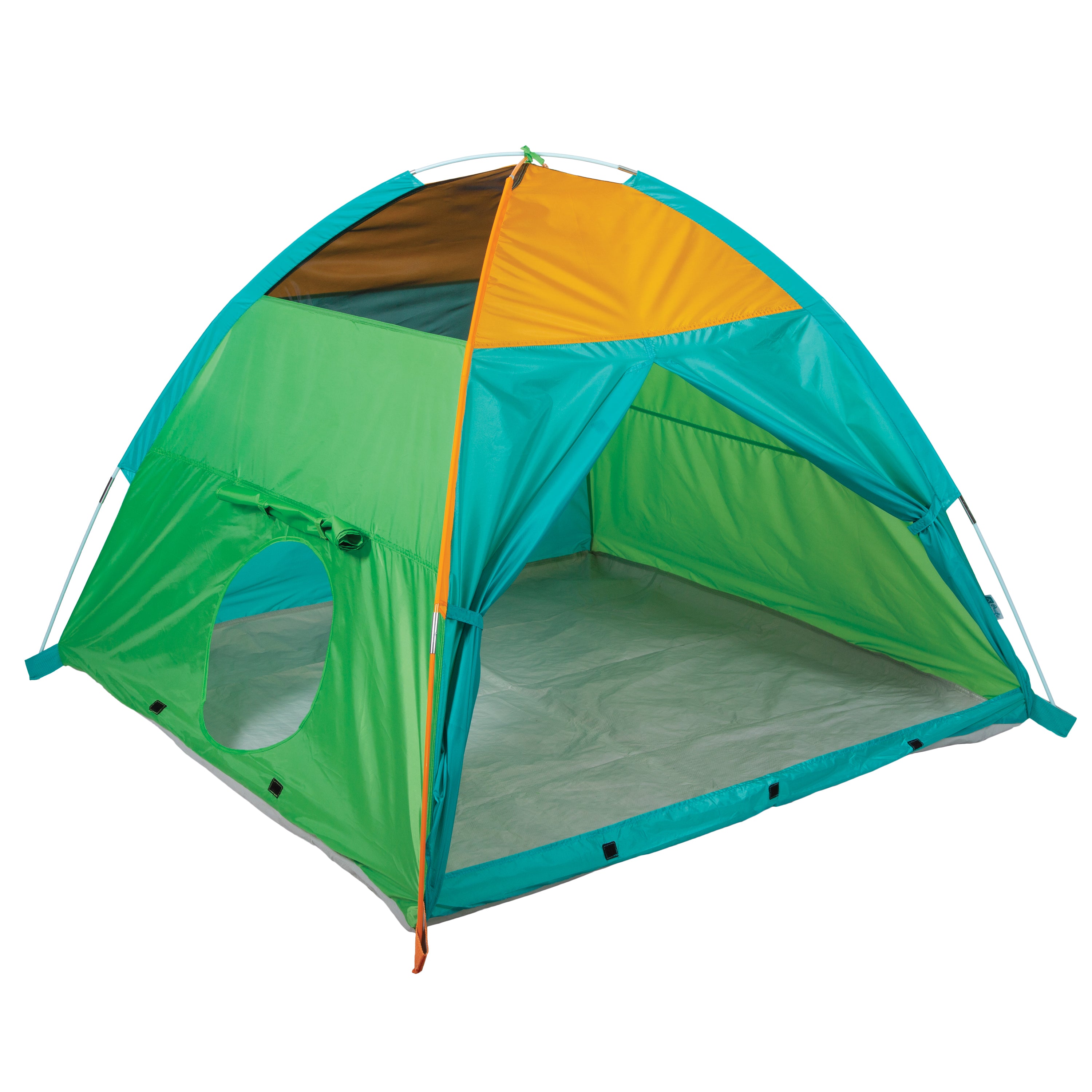 Super Duper 4-Kid II Dome Tent - Blue / Green / Orange