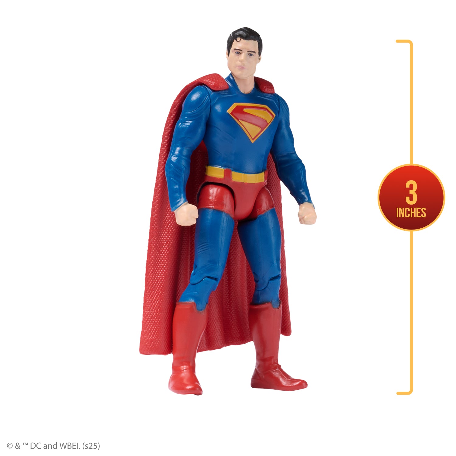 DC Comics, SUPERMAN Heroes Vs. Villains 5-Pack, 3-Inch Action Figure, Stylized Superhero Figures with Dynamic Poses and Battle Ready Armor, Kids Toys for Ages 4+