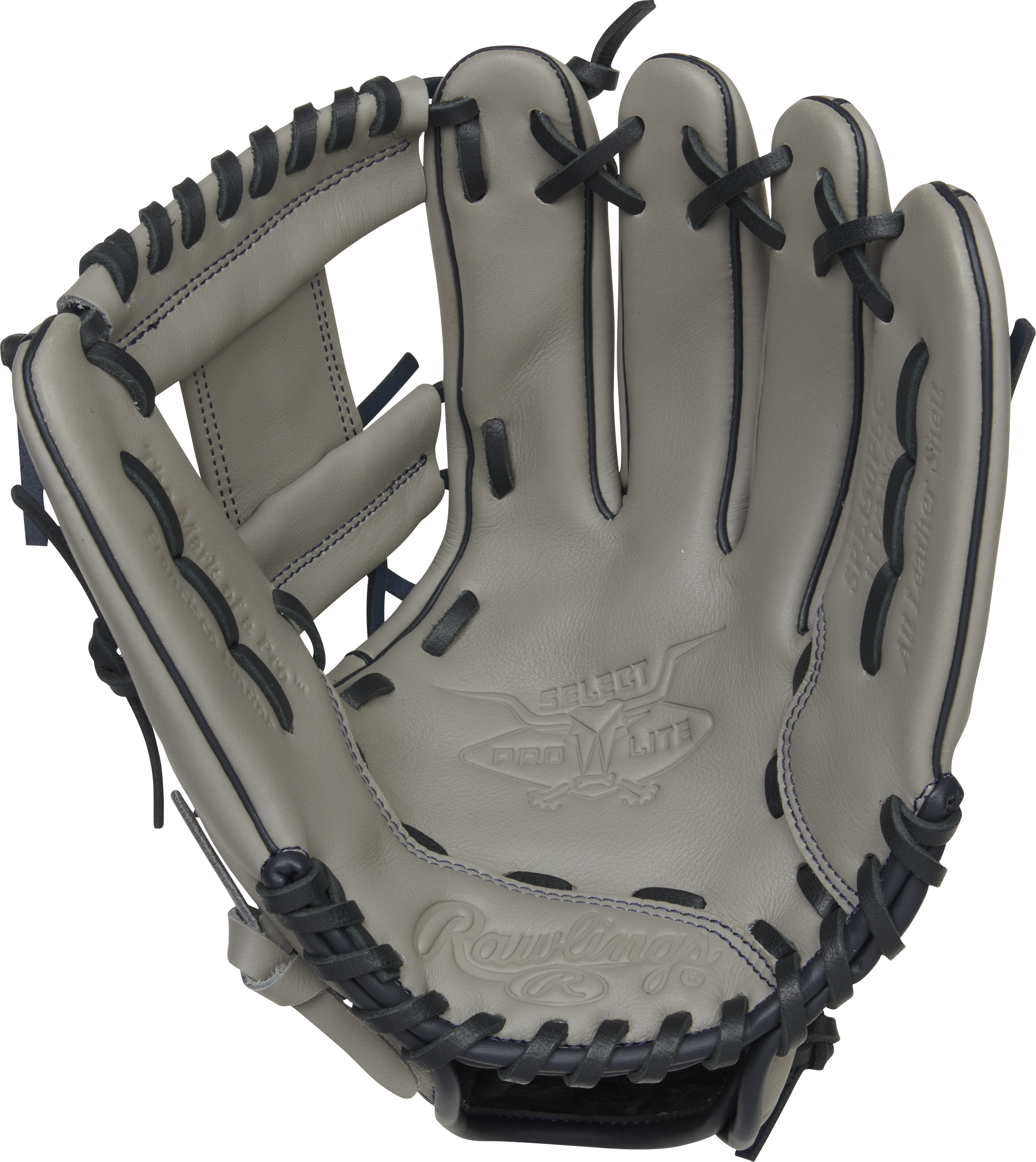 Rawlings Select Pro Lite Series Francisco Lindor Youth 11.5-Inch Baseball Glove  - Right Hand Thrower - Gray