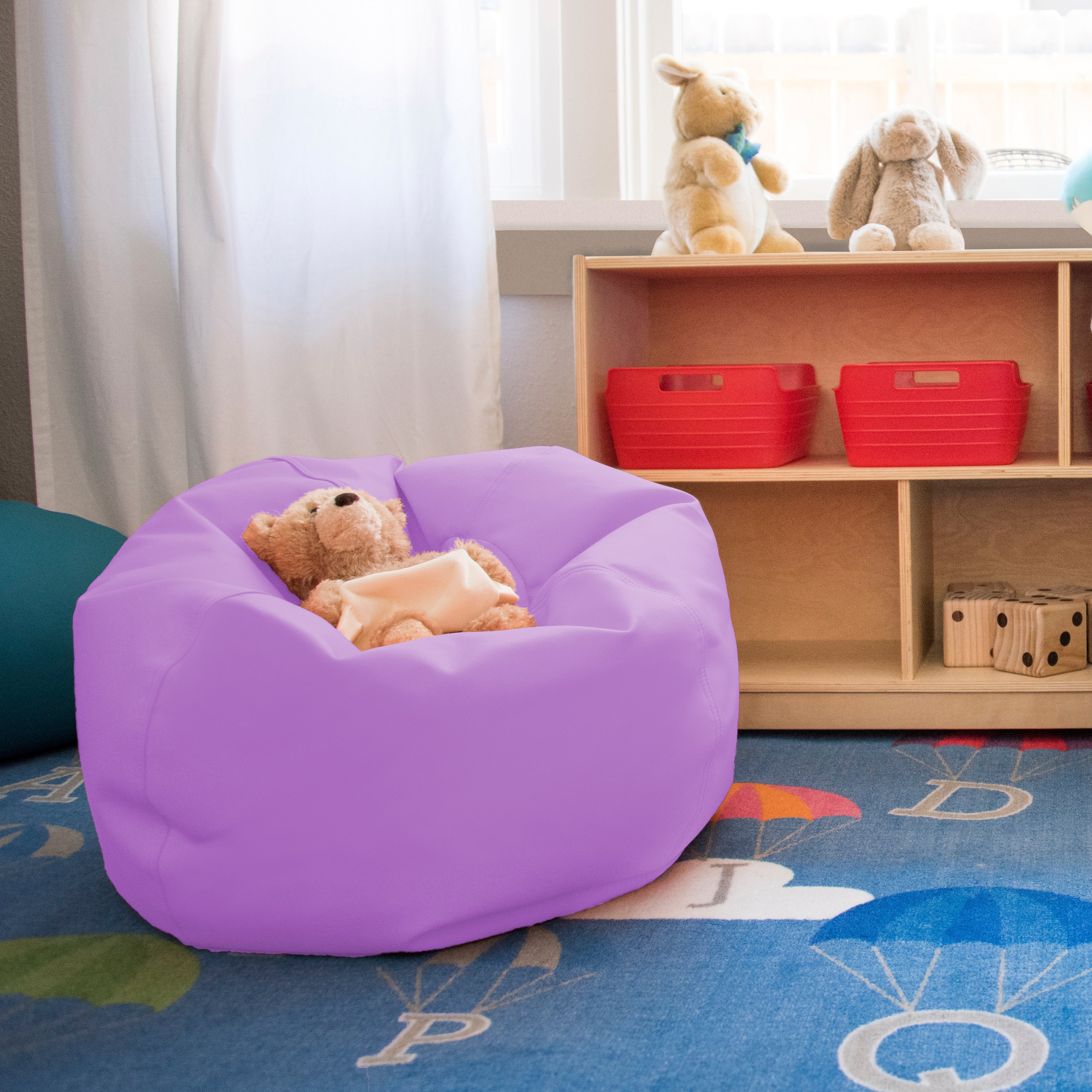 SoftScape Classic 26" Junior Bean Bag - Lavender