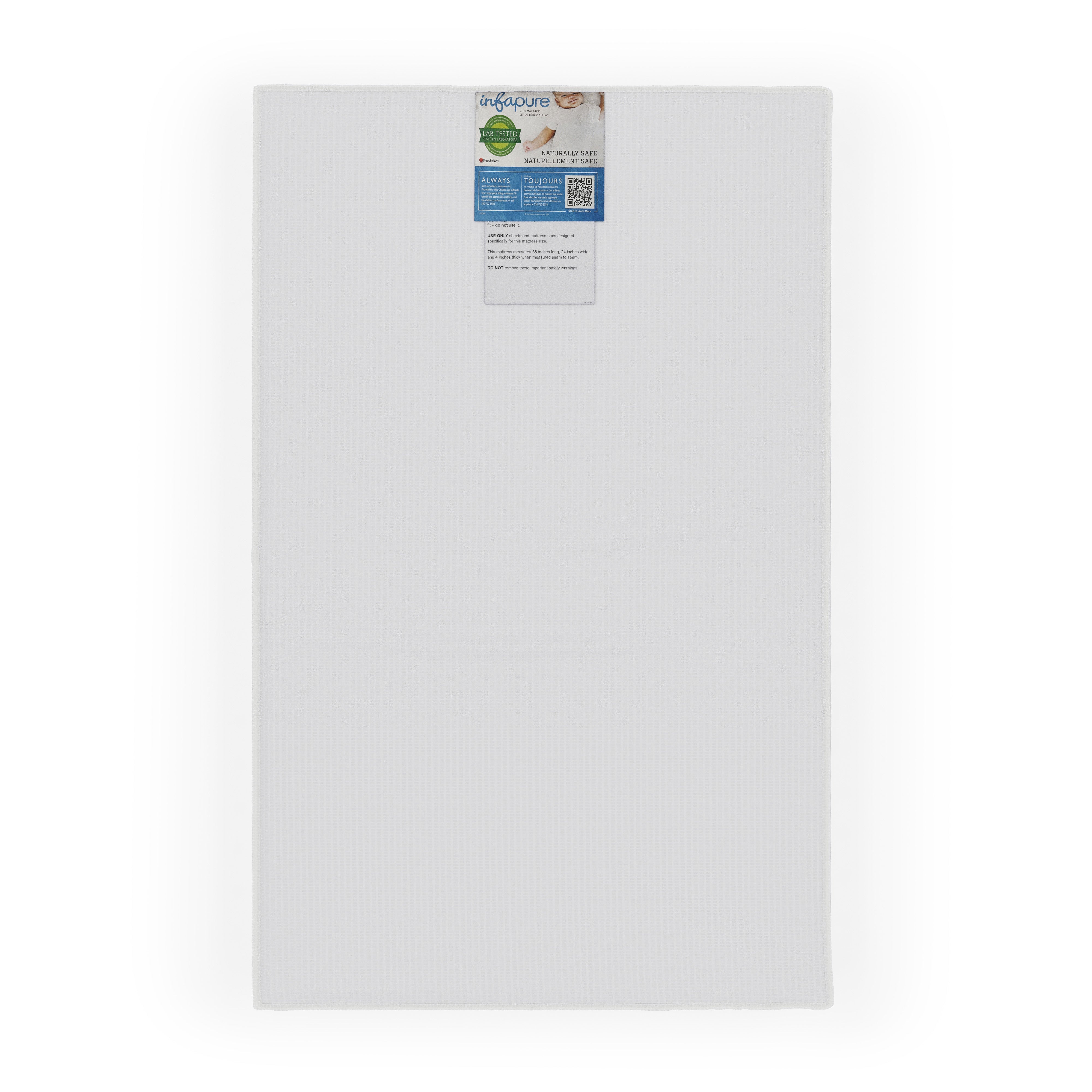 InfaPure 4" Compact-Size Foam Mattress