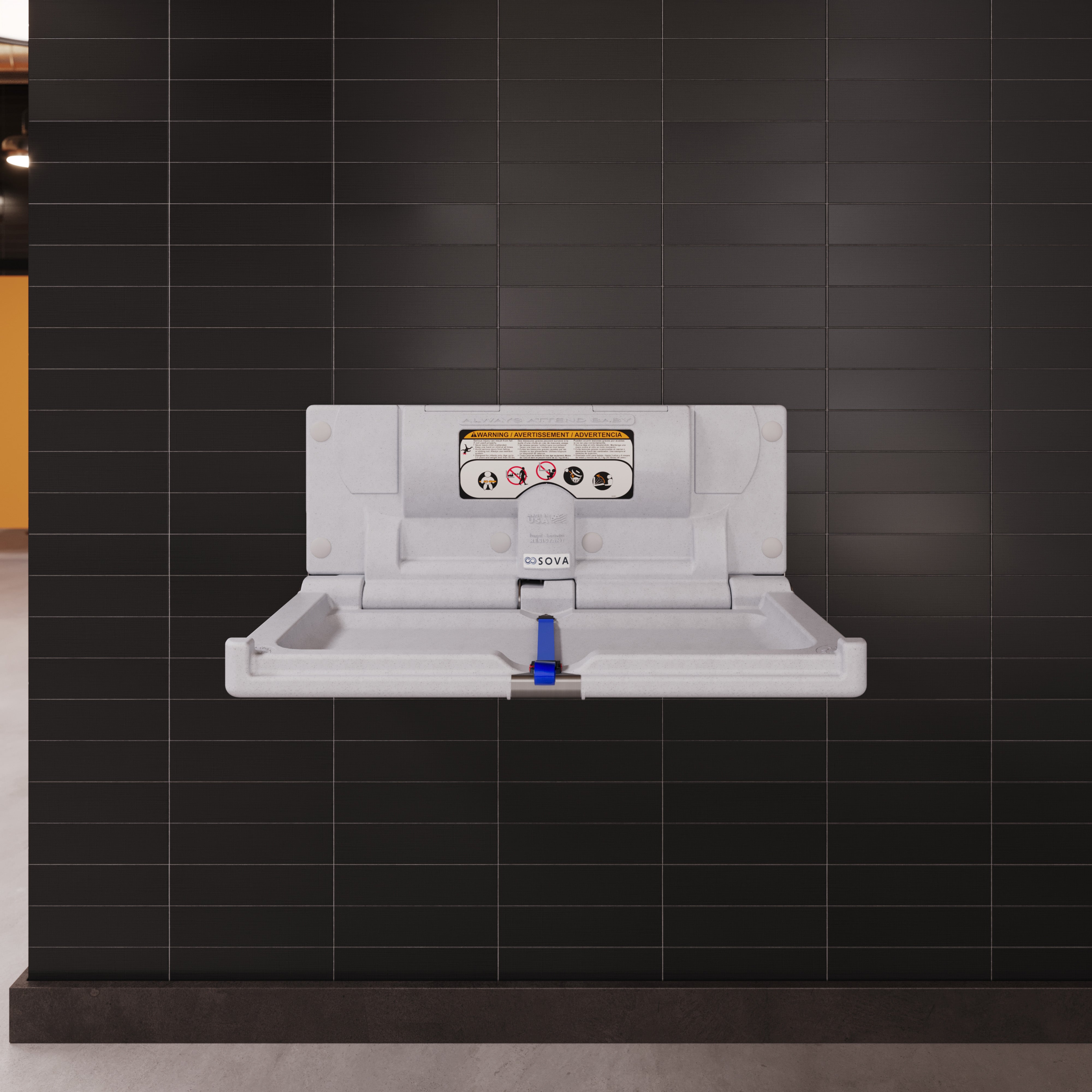 Origin Horizontal Surface Mount - White Granite