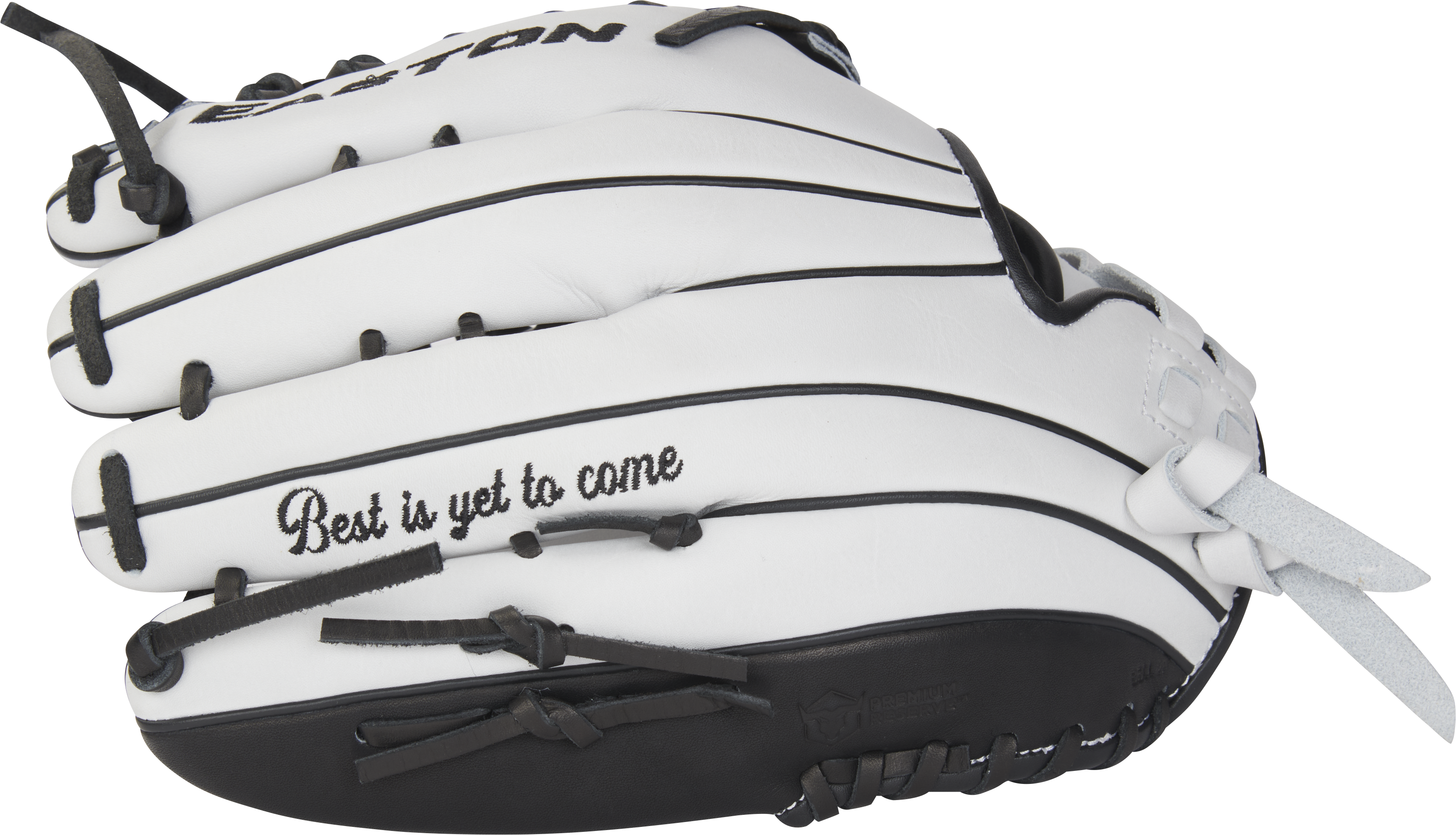 Easton Professional Collections Signature Series Haylie Mccleney 12.75-Inch Softball Glove - Right Hand Thrower - White/Black