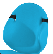 (LB3) Liner- Sz 3 Back Cush - 10 in. w x 14.5 in. h - AQUA