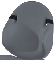 (LB5) Liner- Sz 5 Back Cush- 16.5 in. w x 15.5 in. h- DARK GRAY