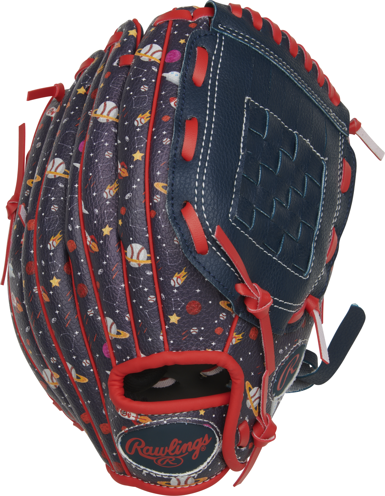 Rawlings Players Series Youth 10-Inch Baseball Glove - Right Hand Thrower - Navy/Space Print