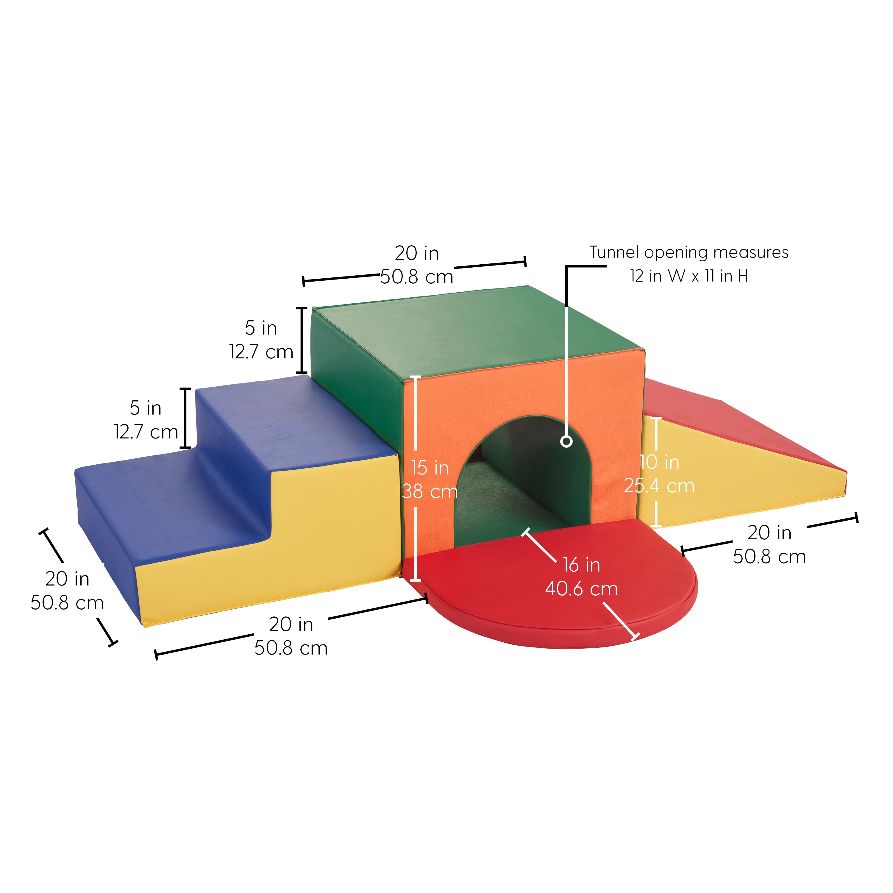 SoftScape Single Tunnel Plus Climber - Assorted
