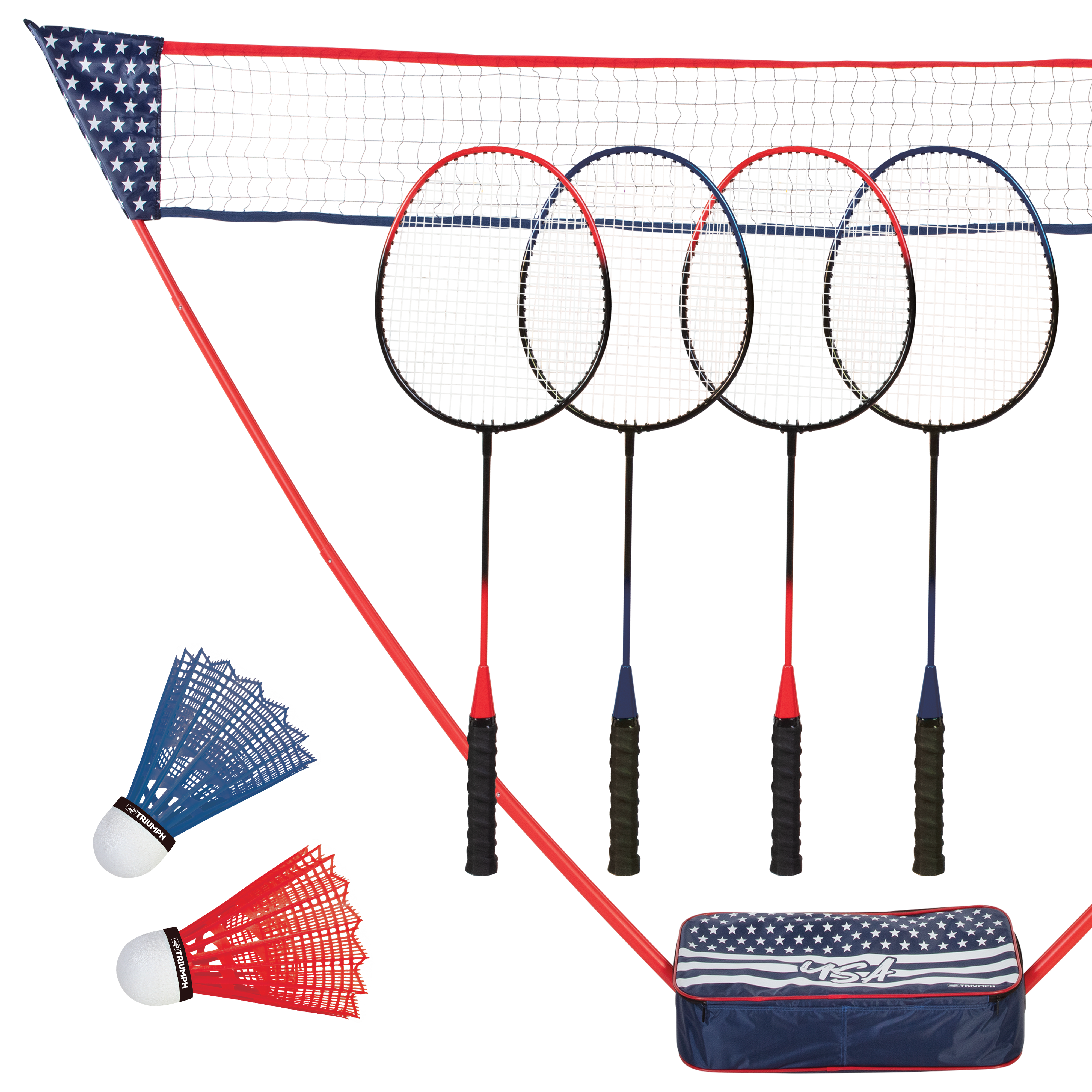 Triumph Patriotic Portable Badminton