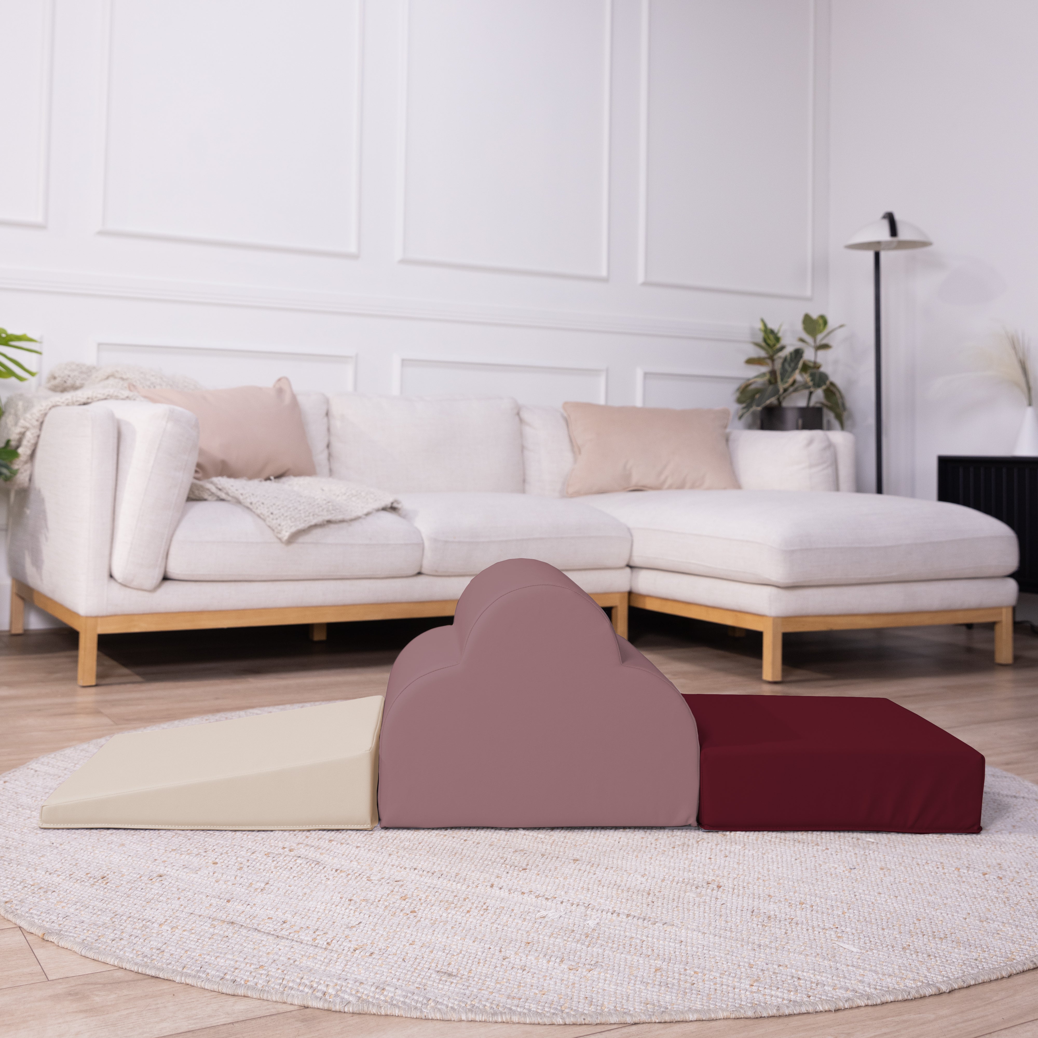 SoftScape Cloud Play Climber, 3-Piece Set - Rosette