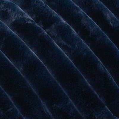 Jaxx Grand Lounger 7 Foot Bean Bag Sofa - Midnight Blue Mondo Fur