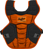Rawlings Velo 2.0 Intermediate Catchers Chest Protector - Black/Athletic Orange